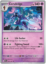 Ceruledge Paldean Fates Pokemon Card Single 040/091