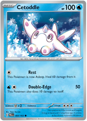 Cetoddle 054 Paldea Evolved Single Pokemon Card