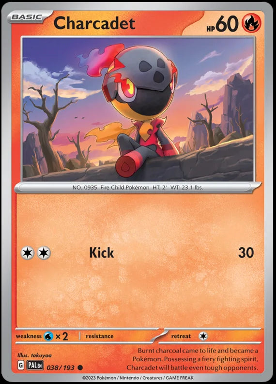 Charcadet 038 Paldea Evolved Single Pokemon Card