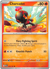 Charcadet 026 Paradox Rift Single Pokemon Card 026/182