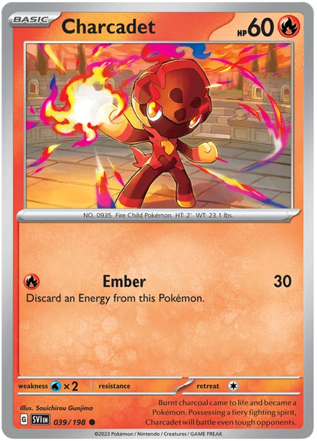 Charcadet 039 Scarlet & Violet Base Set Pokemon Card Single