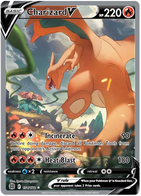 Charizard V Brilliant Stars Pokemon Card Singles 154/172