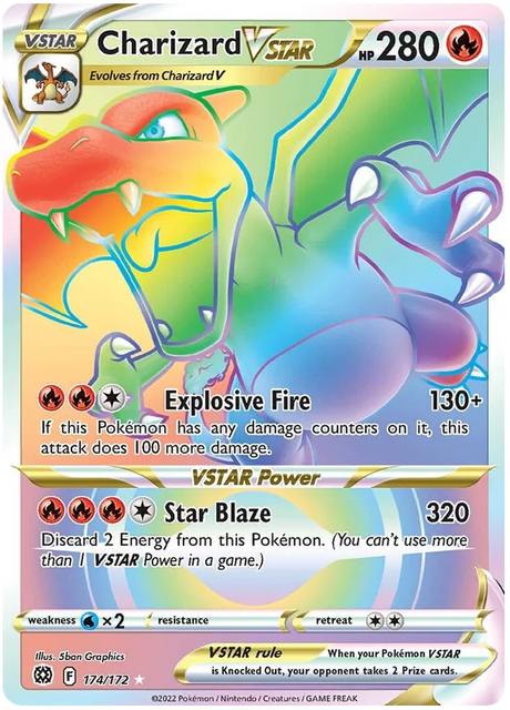 Charizard VSTAR Brilliant Stars Pokemon Card Singles 174/172
