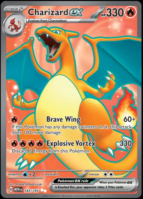 Charizard ex Full Art 151 Single Pokemon Card