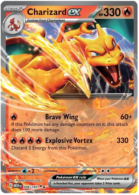 Charizard ex 151 Single Pokemon Card