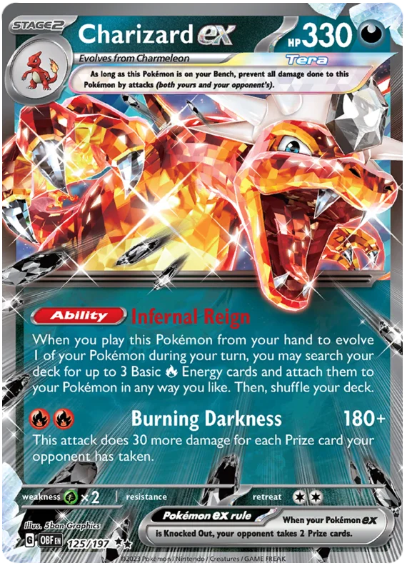 Charizard ex Obsidian Flames Single Pokemon Card
