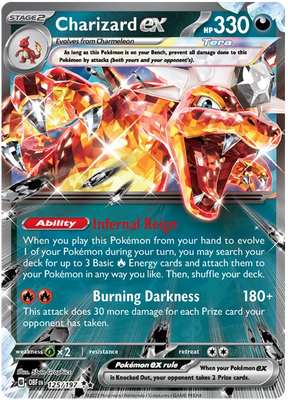 Charizard ex Obsidian Flames Single Pokemon Card