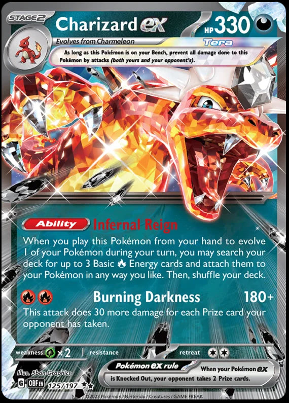 Charizard ex Obsidian Flames Single Pokemon Card