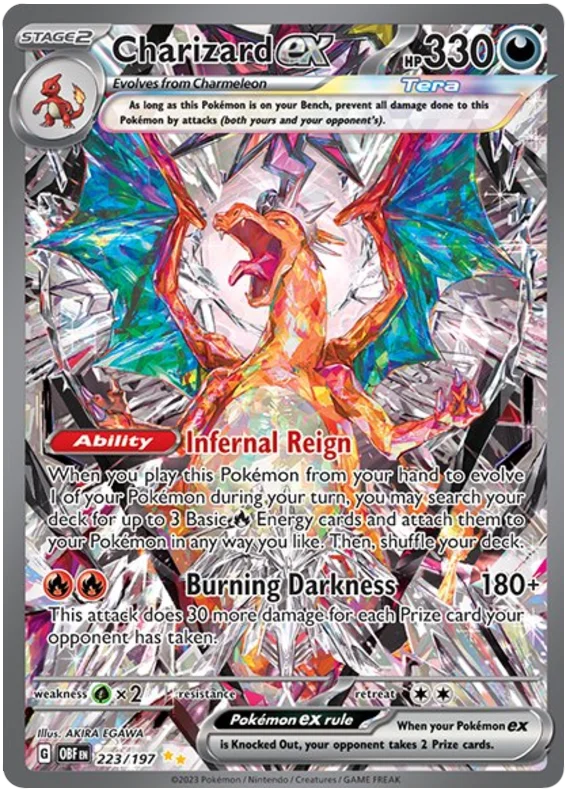 Charizard ex Special Illustration Rare Obsidian Flames Single Pokemon Card