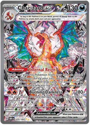 Charizard ex Special Illustration Rare Obsidian Flames Single Pokemon Card