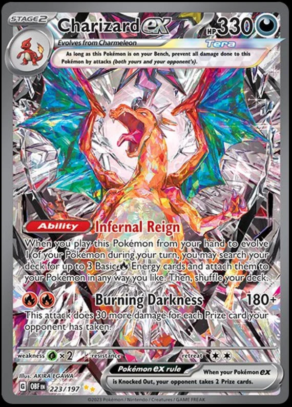 Charizard ex Special Illustration Rare Obsidian Flames Single Pokemon Card