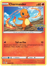 Charmander Pokemon GO Card Singles 008/078