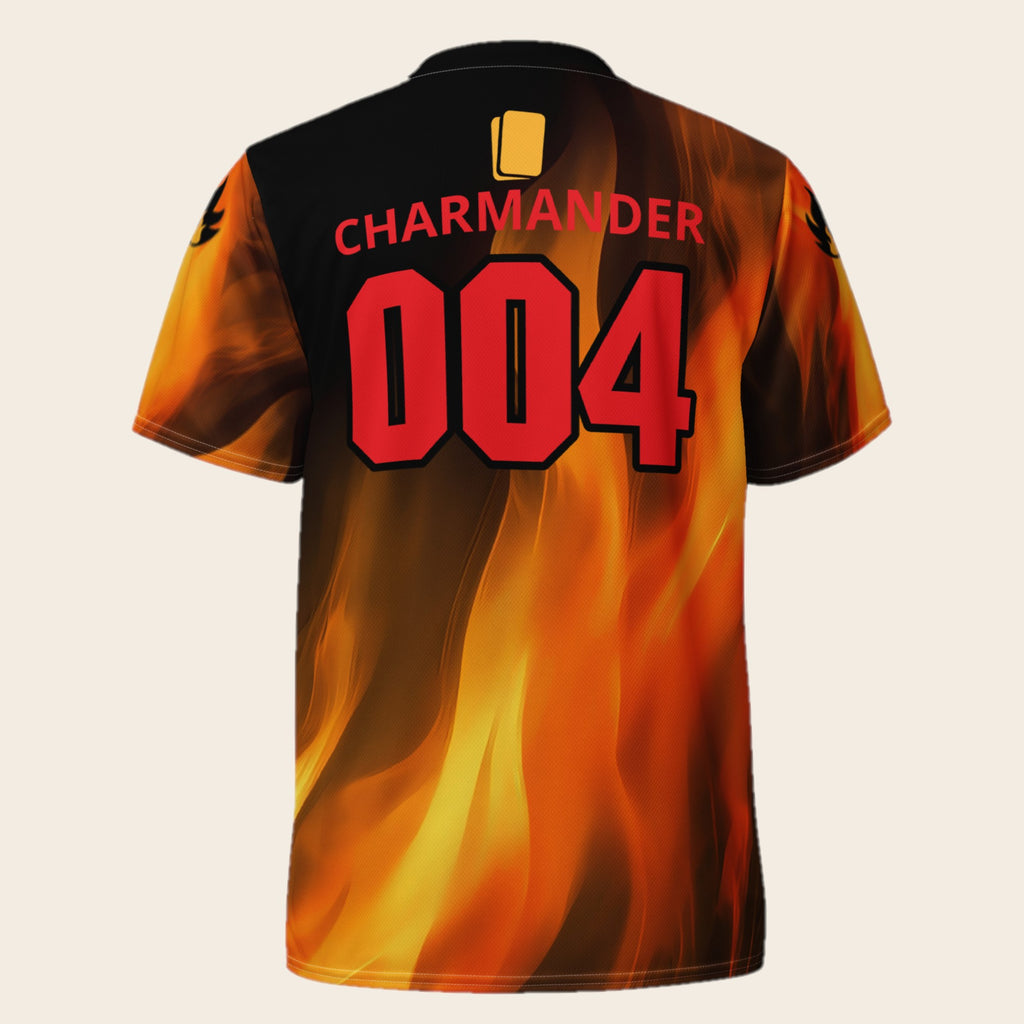 Pokemon Charmander 004 Theme Printed Jersey Back