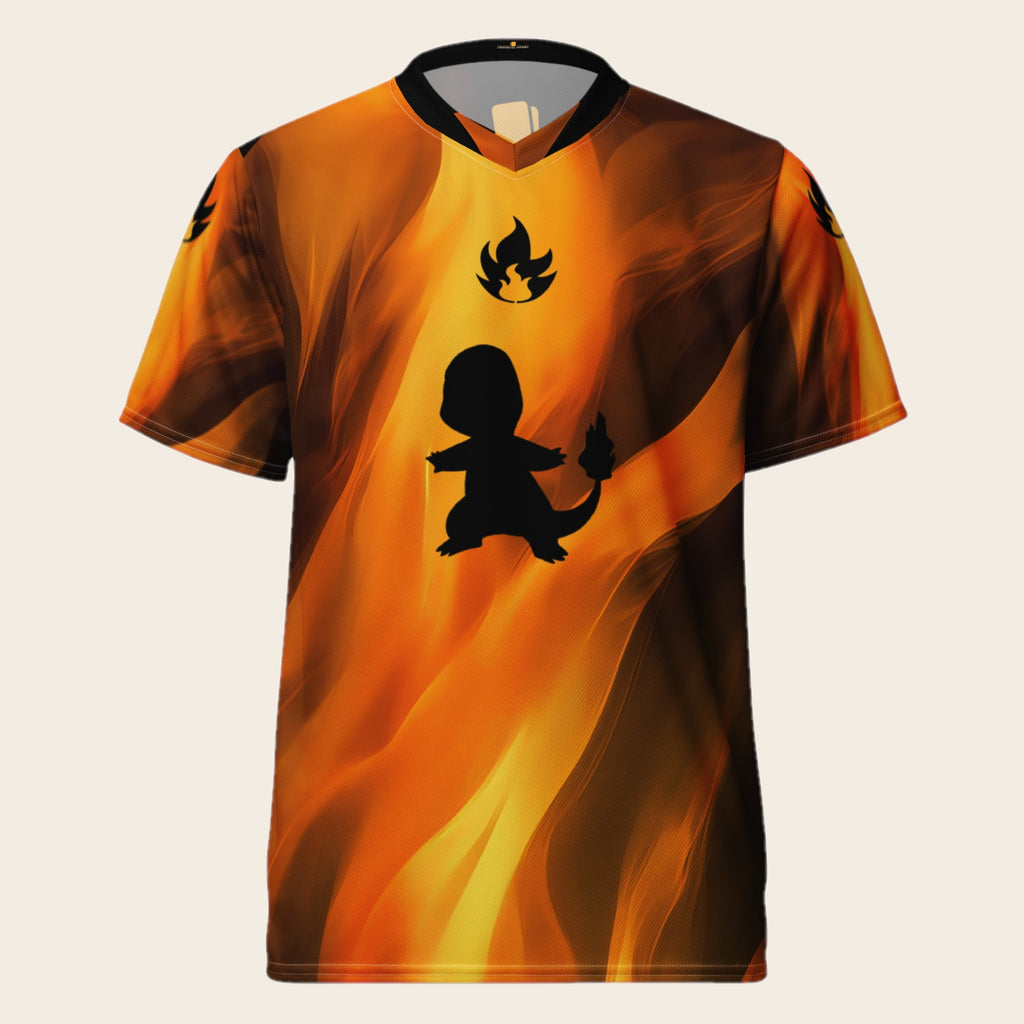 Pokemon Charmander 004 Theme Printed Jersey Front