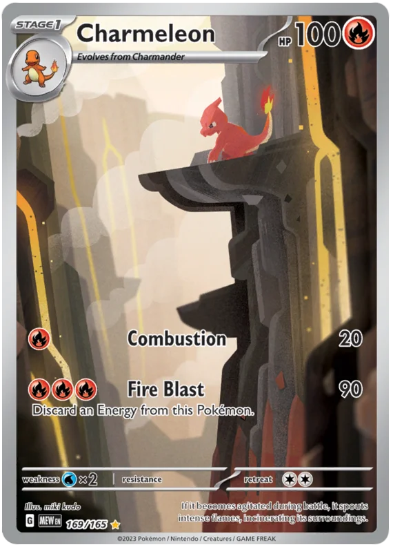 Charmeleon Illustration Rare 151 Single Pokemon Card