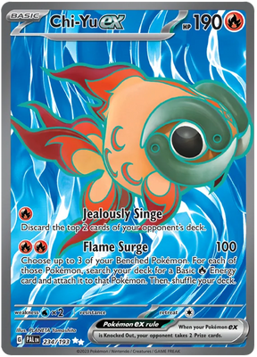 Chi-Yu ex Full Art Paldea Evolved Single Pokemon Card