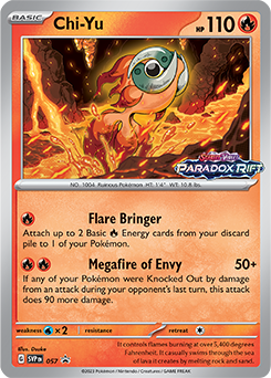 Pokemon Paradox Rift Chi-Yu Promo SVP057