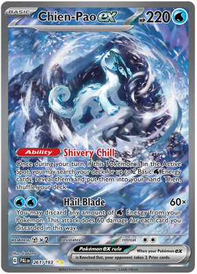 Chien-Pao ex Special Illustration Rare Paldea Evolved Single Pokemon Card