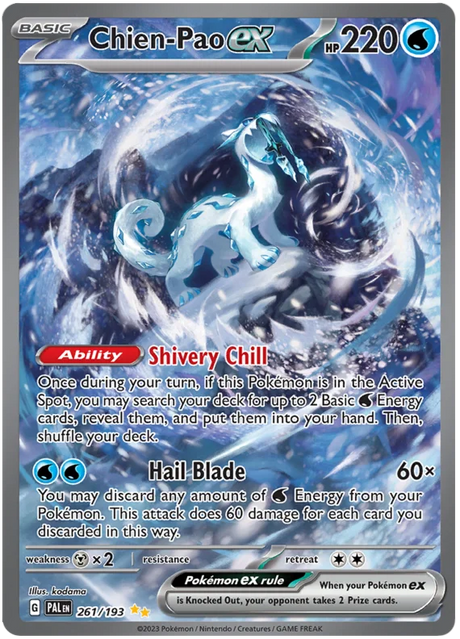 Chien-Pao ex Special Illustration Rare Paldea Evolved Single Pokemon Card