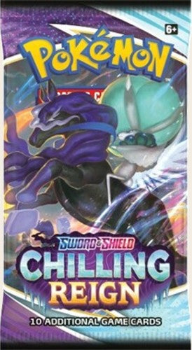 Pokemon Chilling Reign Booster Pack Shadow Rider Calyrex