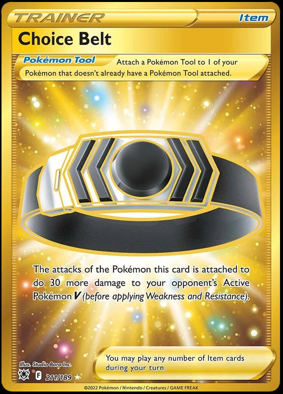 Choice Belt Astral Radiance Pokemon Card Singles 211/189