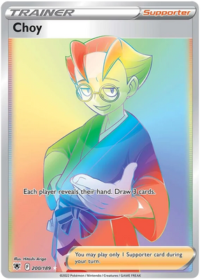 Choy Astral Radiance Pokemon Card Singles 200/189