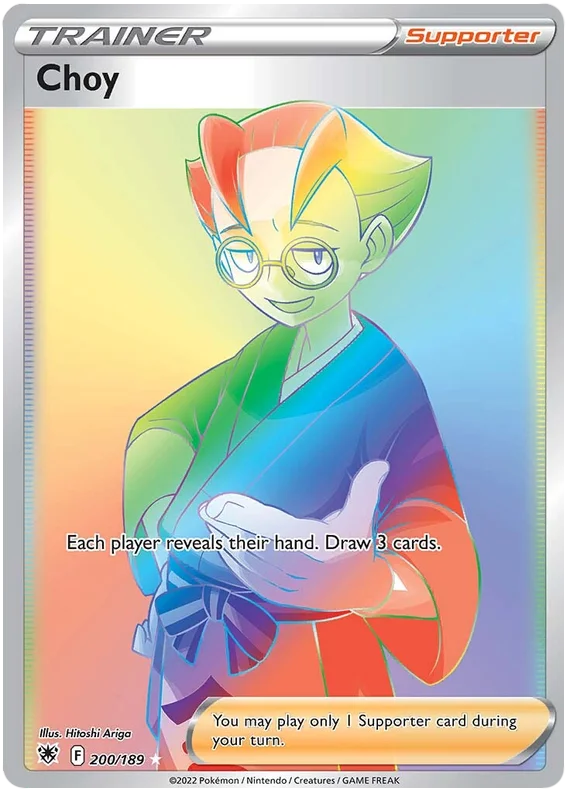 Choy Astral Radiance Pokemon Card Singles 200/189
