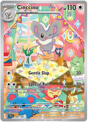 Cinccino` Temporal Forces Pokemon Single 183/162