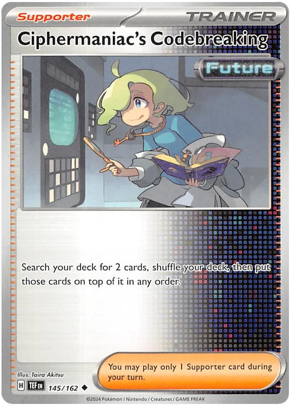 Ciphermaniac's Codebreaking Temporal Forces Pokemon Single 145/162