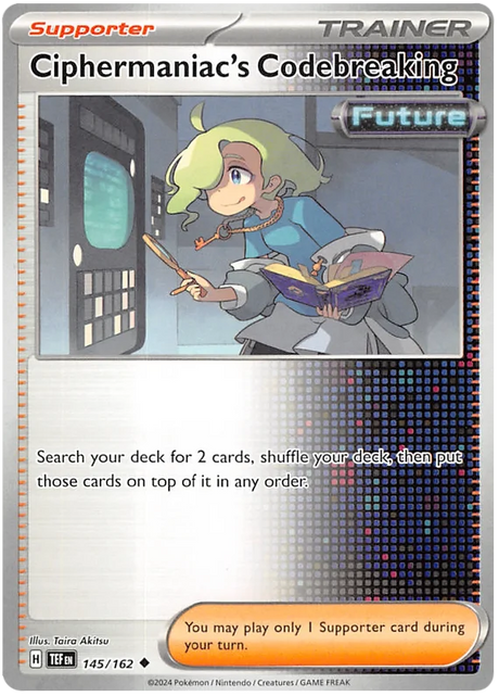 Ciphermaniac's Codebreaking Temporal Forces Pokemon Single 145/162