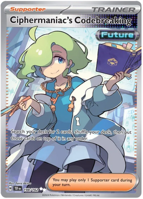 Ciphermaniac's Codebreaking Temporal Forces Pokemon Single 198/162