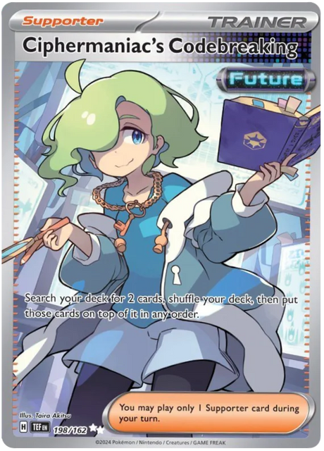 Ciphermaniac's Codebreaking Temporal Forces Pokemon Single 198/162