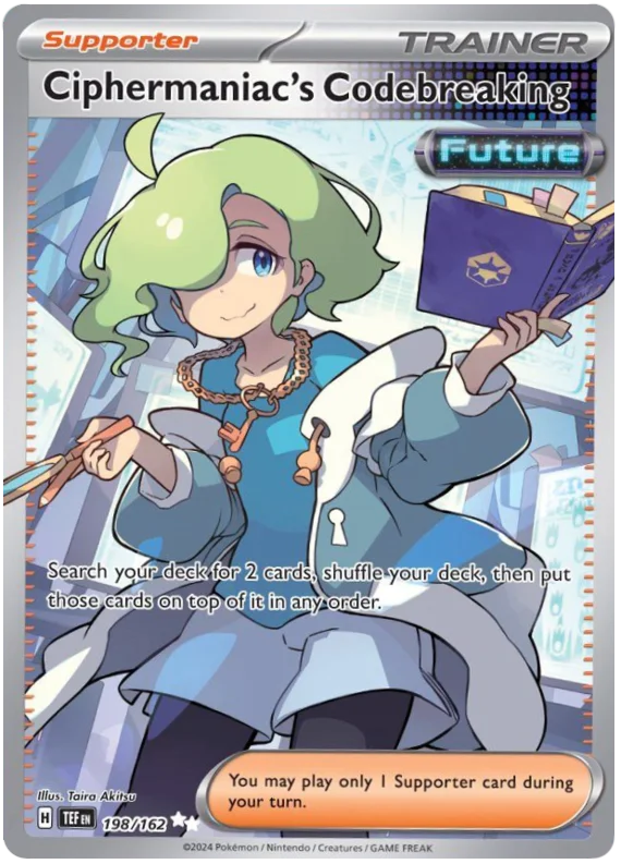 Ciphermaniac's Codebreaking Temporal Forces Pokemon Single 198/162