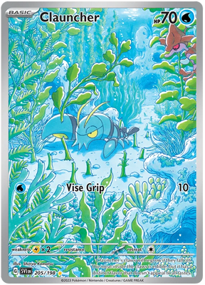 Clauncher Illustration Rare Scarlet & Violet Base Set Pokemon Card Single