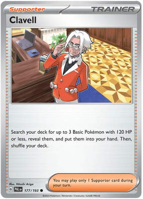 Clavell Paldea Evolved Single Pokemon Card