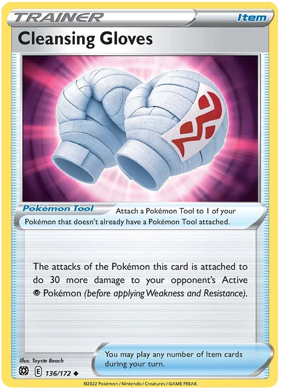 Cleansing Gloves Brilliant Stars Pokemon Card Singles 136/172