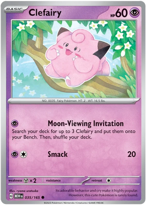 Clefairy 151 Single Pokemon Card