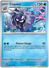 Cloyster 151 Single Pokemon Card