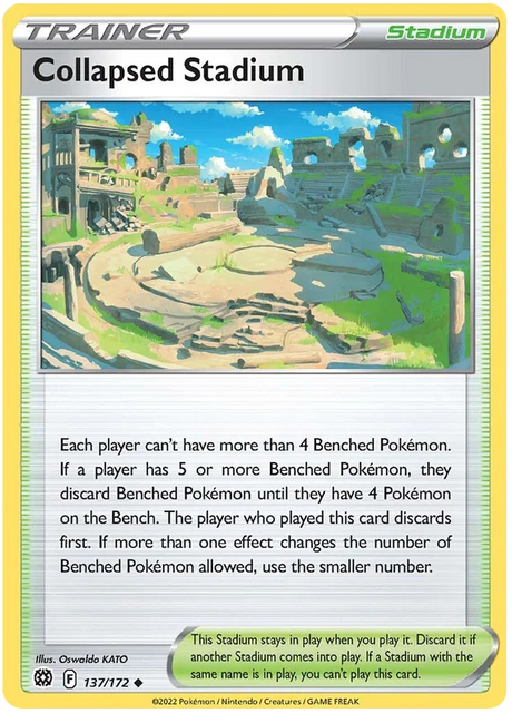 Collapsed Stadium Brilliant Stars Pokemon Card Singles 137/172