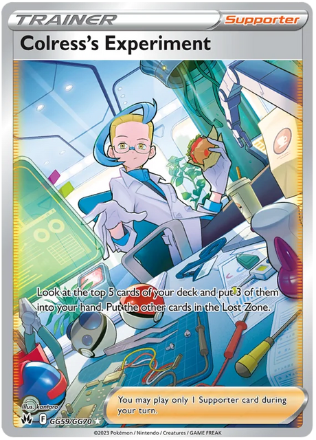 Colress's Experiment Crown Zenith Galarian Gallery Pokemon Card Single