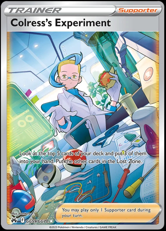 Colress's Experiment Crown Zenith Galarian Gallery Pokemon Card Single