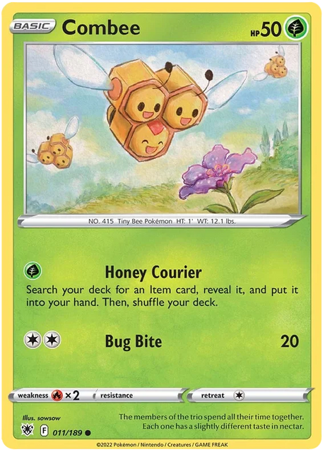 Combee Astral Radiance Pokemon Card Singles 011/189