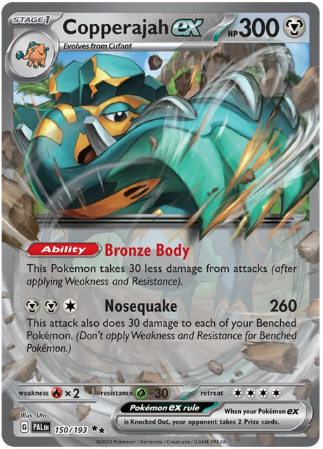 Copperajah ex Paldea Evolved Single Pokemon Card
