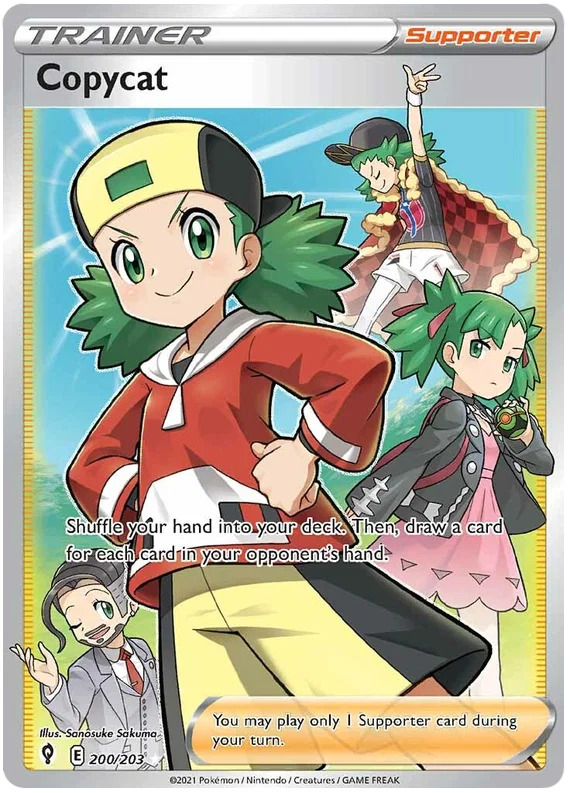 Copycat (Full Art) 200/203 - Pokemon TCG Evolving Skies card
