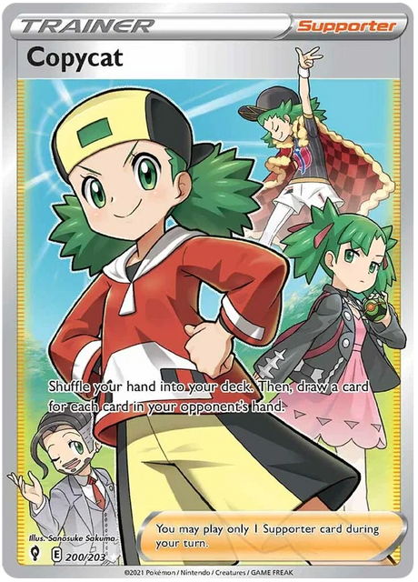 Copycat (Full Art) 200/203 - Pokemon TCG Evolving Skies card