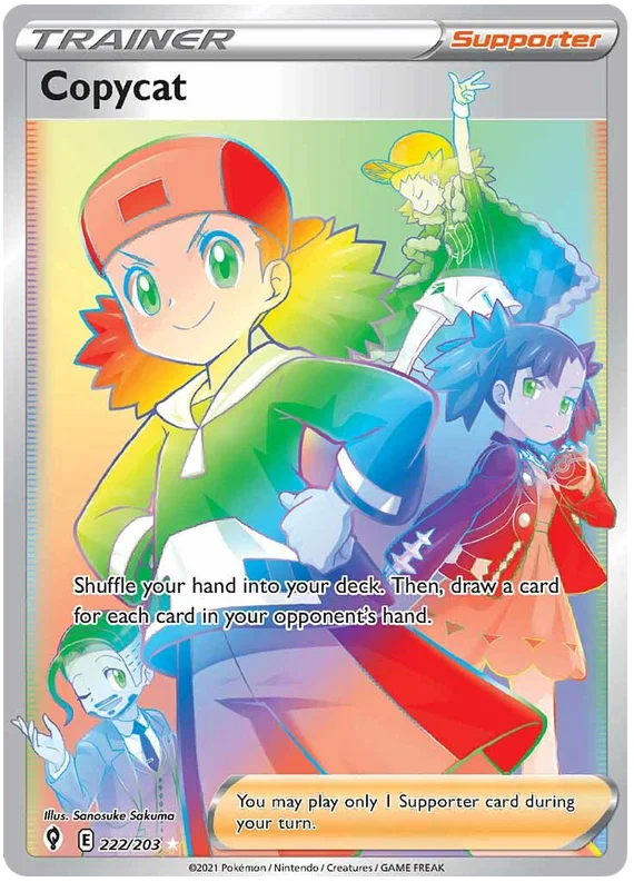 Copycat (Secret) 222/203 - Pokemon TCG Evolving Skies card