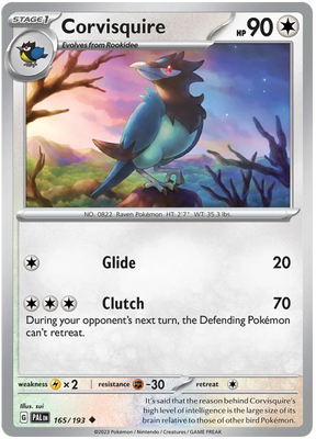 Corvisquire Paldea Evolved Single Pokemon Card