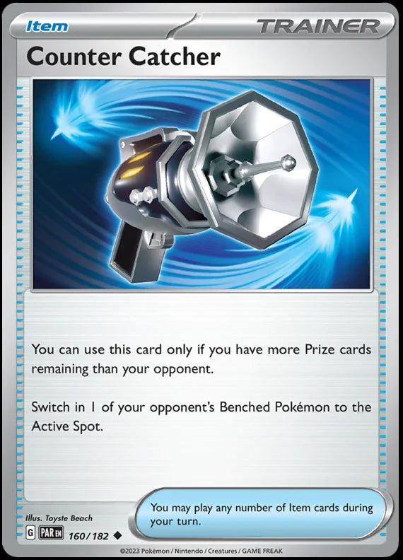 Counter Catcher Paradox Rift Single Pokemon Card 160/182