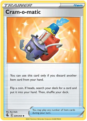 Cram-o-matic Fusion Strike Pokemon Card Singles 229/264