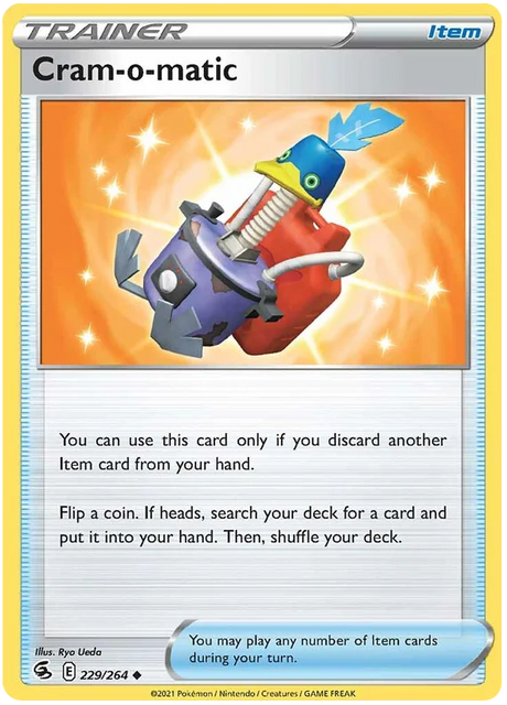 Cram-o-matic Fusion Strike Pokemon Card Singles 229/264